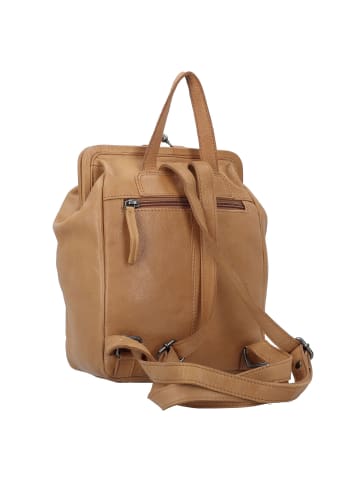 Greenburry Vintage washed City Rucksack Leder 27 cm in cognac