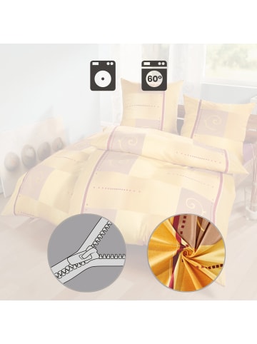 Erwin Müller Single-Jersey Bettwäsche in ocker-gelb