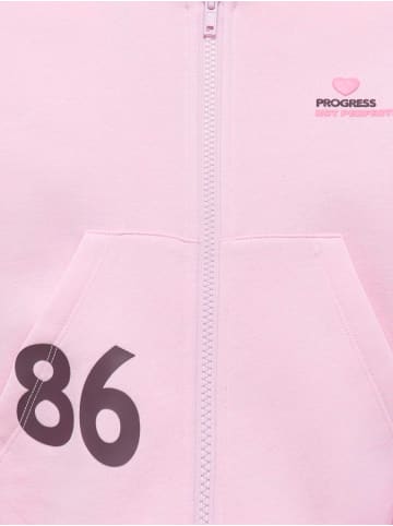 KIDS ONLY Kapuzen-Sweatjacke Zip Hoodie Kogditte in pink lady