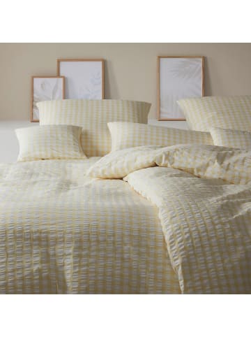 Elegante Bettwäsche Lilly in buttergelb