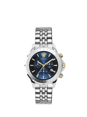 Versace Analoguhr für Herren in silber