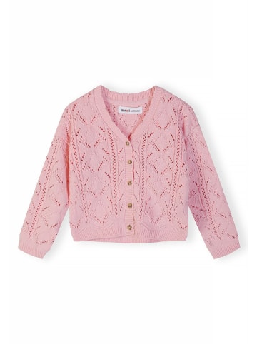 Minoti Cardigan 30KNIT101 in hellpink