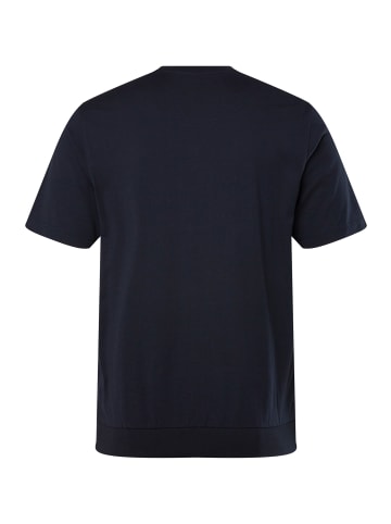 Men Plus Kurzarm T-Shirt in navy blau