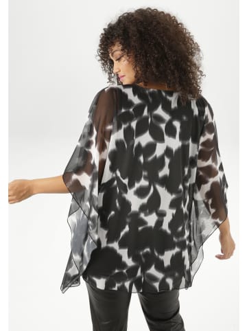 Aniston PLUS Blusenshirt in schwarz-weiß