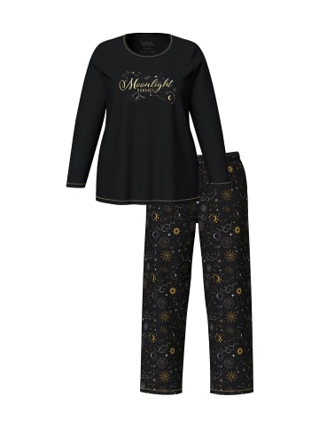 Ulla Popken Pyjama in schwarz