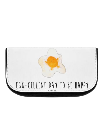 Mr. & Mrs. Panda kosmetiktäschchen Spiegelei Ei mit Spruch in Weiß