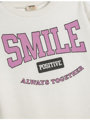 KOTON Sweatshirt in Ekru