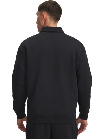 Under Armour Fleecejacke/Fleecepullover "Icon Collar 1/4 Zip Fleece" in Schwarz