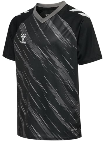 Hummel T-Shirt Raglanärmel Hmlmatch Kinder in BLACK/STEEL GRAY