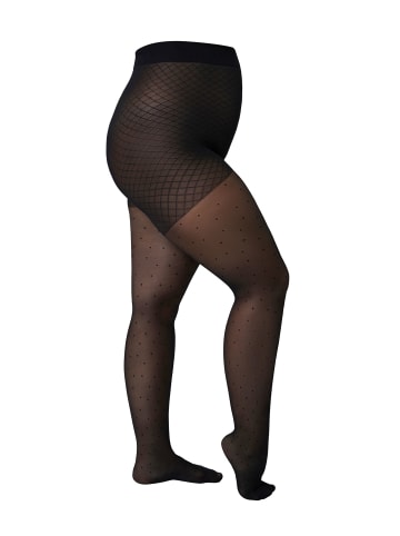 camano Strumpfhose Curvy Dots 1er Pack black