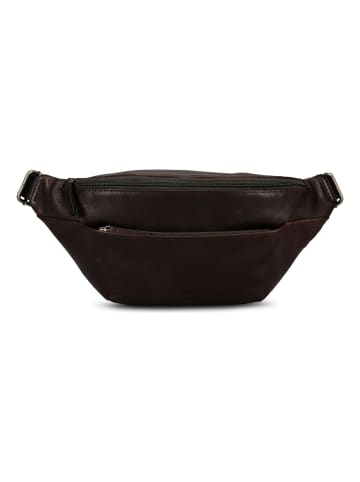 Jost Glasgow Gürteltasche RFID Schutz Leder 36 cm in brown
