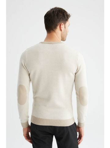 DeFacto Pullover SLIM FIT in Stein