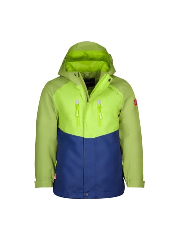 Trollkids Regenjacke "Nusfjord" in Kiwigrün/Hellgrün