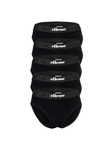 ellesse Slip 5er Pack in Schwarz