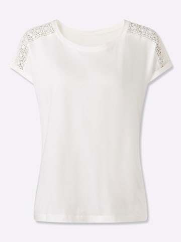 Sieh an! Rundhalsshirt in ecru