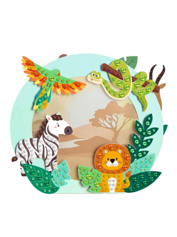 URSUS Diamond Painting Laternen-Bastelset "Safaritiere"