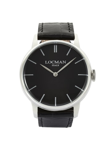 Locman Herrenuhr "1960" in Schwarz