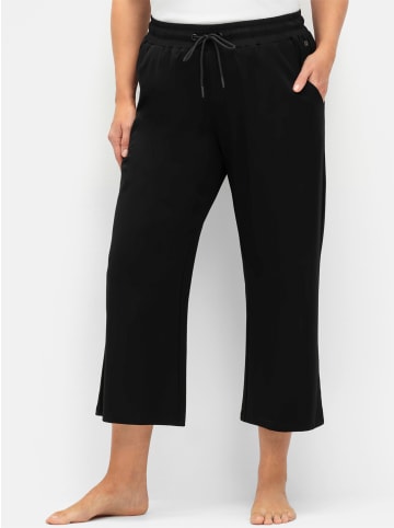 sheego Sporthose in schwarz