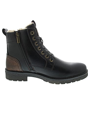 Mustang Schnürstiefel Schwarz