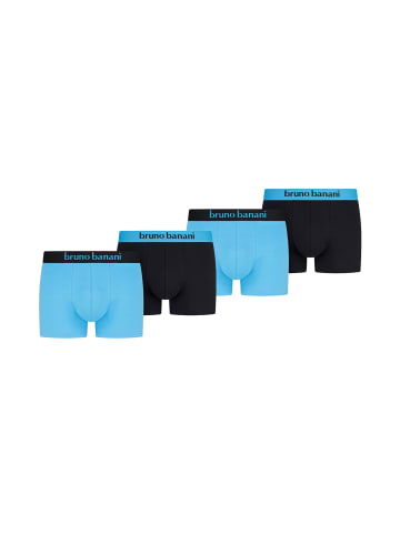 Bruno Banani Retro Short / Pant Flowing in Blau / schwarz