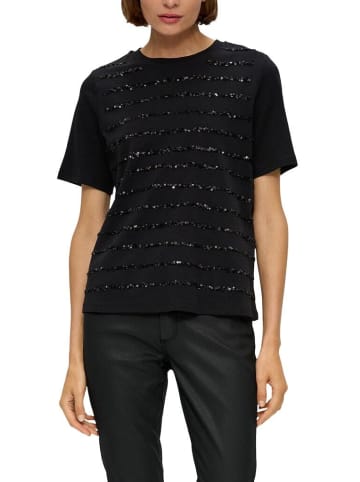 S.OLIVER RED LABEL T-Shirt in Schwarz