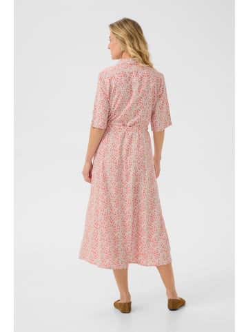 Cream Kleid CRTiah Feminine in Sepia Rose Flower