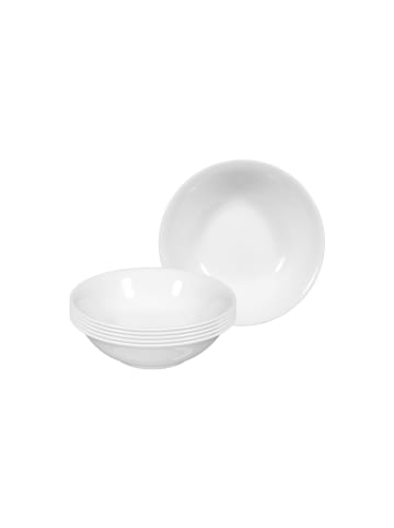 Seltmann Weiden 6er Set Dessertschalen Rondo/Liane ø 13,2 cm weiß in weiß