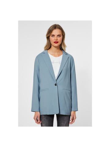 Street One Blazer in milky jade blue