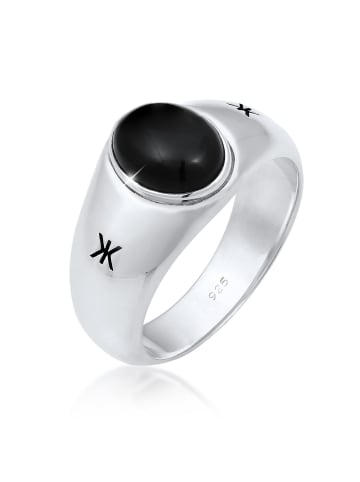 KUZZOI Ring für Herren in silber