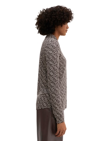 Marc O'Polo Print-Jerseybluse regular in Offwhite