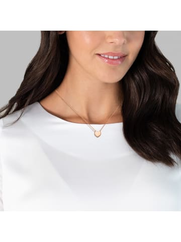 Glanzstücke München Halskette Herz Sterling Silber in roségold