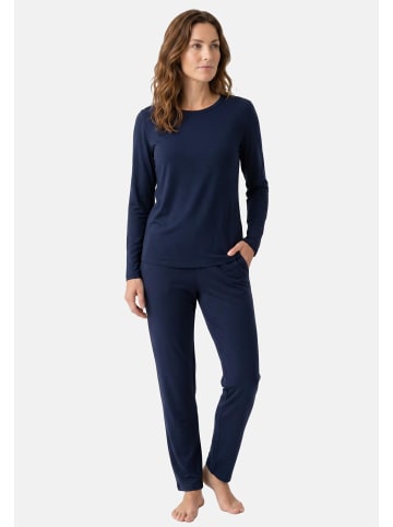 Hanro Schlafanzug Sleep & Lounge in Dunkelblau