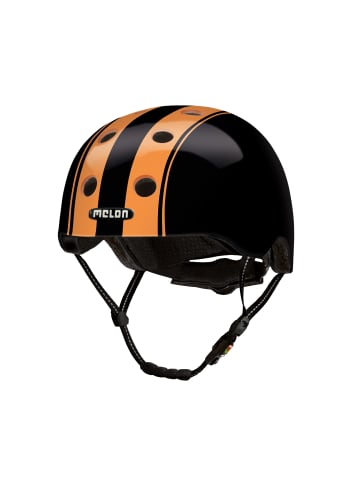 Melon® Helm Double Orange Black in schwarz