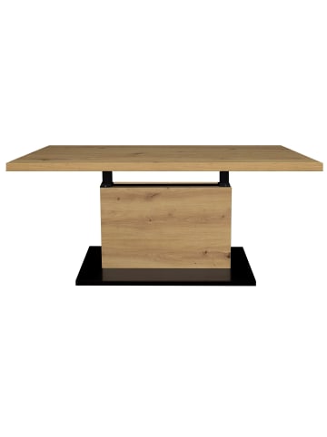 58 aufm Kessel COUCHTISCH Höhenverstellbar Else 4 120x49x70 Holzwerkstoff Asteiche