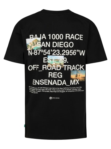 Petrol Industries T-Shirt mit Rückenprint Arena in Schwarz