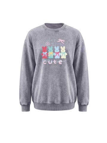 myMo Women Sweatshirt in Dark Grey