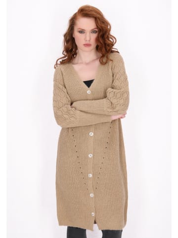 DreiMaster Vintage Women Cardigan in beige