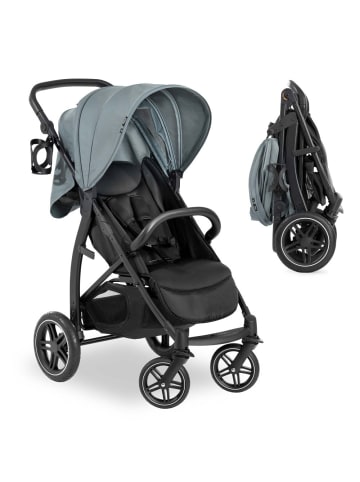 Hauck Buggy Rapid 4D (bis 25 kg) - XL Verdeck & in schwarz,blau