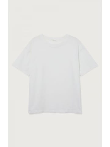 American Vintage T-Shirt Droit MC Col Rond in Blanc