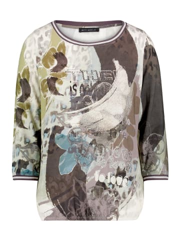 Betty Barclay Casual-Shirt mit Tunnelzug in Grey/Petrol