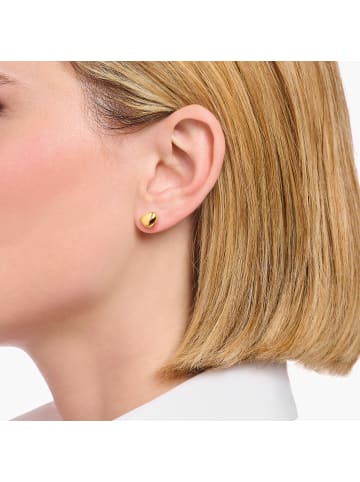 Thomas Sabo Ohrstecker Organisches Design in gold