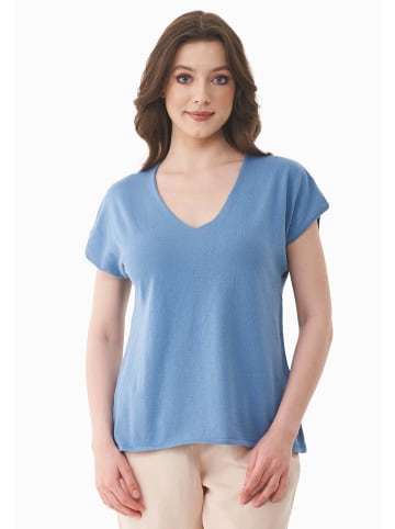 Organication T-Shirt "WOR17584" in Coronetblau