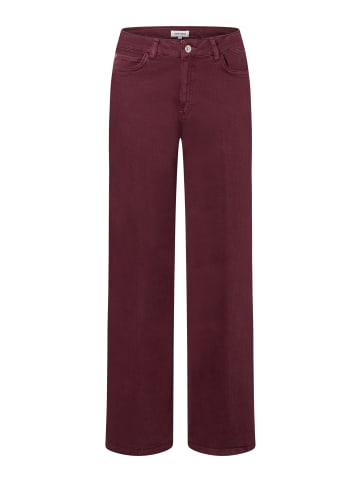 More & More elastische 5-Pocket Jeans in ruby orchid