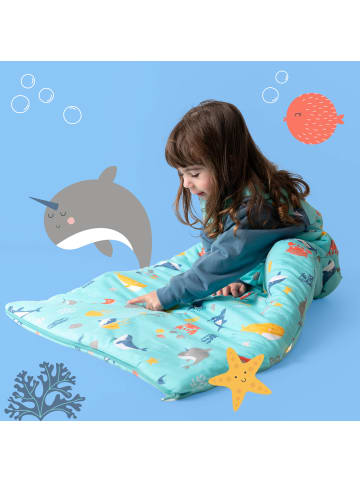 Schlummersack Babyschlafsack, 1.0 TOG in Hellblau