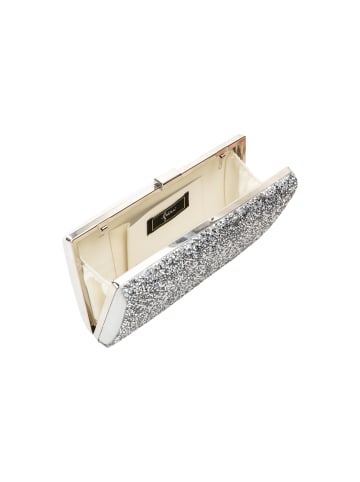 faina Clutch in Silber