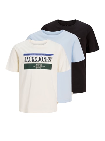 JACK & JONES Junior 3er-Pack T-shirt in Ice Water