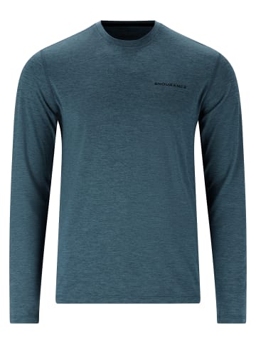Endurance Langarmshirt Abdon in 2178 Orion Blue