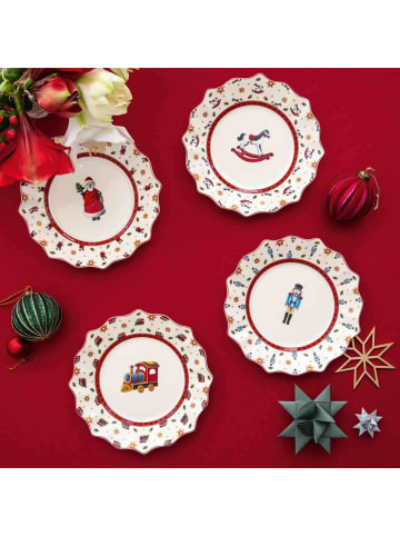 Villeroy & Boch 4-tlg. Jubiläums-Teller Toy's Delight in Bunt – ø 24,4 cm in bunt