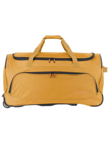 travelite Basics 2 Rollen Reisetasche 71 cm in gelb