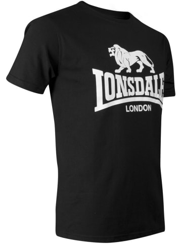 Lonsdale T-Shirt "Logo" in Schwarz
